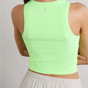 Brand new All Access Neon Green Sleeveless Top Octave ribbed stretch tank